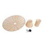 GLOBOSTAR® ZORA 02140 Boho Κρεμαστό Φωτιστικό Οροφής με Ντουί 1 x E27 AC 220-240V IP20 - Μπεζ - Μ120 x Π120 x Υ40cm - Image 10