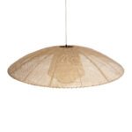 GLOBOSTAR® ZORA 02140 Boho Κρεμαστό Φωτιστικό Οροφής με Ντουί 1 x E27 AC 220-240V IP20 - Μπεζ - Μ120 x Π120 x Υ40cm - Image 7