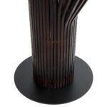 GLOBOSTAR® MIHIRO 02151 Boho Επιδαπέδιο Φωτιστικό με Ντουί 1 x E27 AC 220-240V IP20 - Καφέ & Μαύρο - Μ48 x Π48 x Υ120cm - Image 7