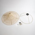 GLOBOSTAR® PALERMO 02153 Boho Φωτιστικό Οροφής με Ντουί 1 x E27 AC 220-240V IP20 - Μπεζ - Μ100 x Π100 x Υ55cm - Image 9