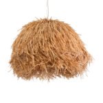 GLOBOSTAR® GUADELOUPE 02155 Boho Κρεμαστό Φωτιστικό Οροφής με Ντουί 1 x E27 AC 220-240V IP20 - Καφέ - Μ80 x Π80 x Υ60cm - Image 2