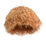 GLOBOSTAR® GUADELOUPE 02155 Boho Κρεμαστό Φωτιστικό Οροφής με Ντουί 1 x E27 AC 220-240V IP20 - Καφέ - Μ80 x Π80 x Υ60cm - Image 6