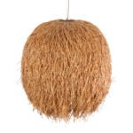 GLOBOSTAR® GUADELOUPE 02156 Boho Κρεμαστό Φωτιστικό Οροφής με Ντουί 1 x E27 AC 220-240V IP20 - Μπεζ - Μ120 x Π120 x Υ100cm - Image 7