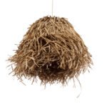 GLOBOSTAR® GUADELOUPE 02157 Boho Κρεμαστό Φωτιστικό Οροφής με Ντουί 1 x E27 AC 220-240V IP20 - Μπεζ - Μ50 x Π50 x Υ40cm - Image 6