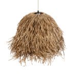 GLOBOSTAR® GUADELOUPE 02157 Boho Κρεμαστό Φωτιστικό Οροφής με Ντουί 1 x E27 AC 220-240V IP20 - Μπεζ - Μ50 x Π50 x Υ40cm - Image 7