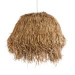 GLOBOSTAR® GUADELOUPE 02158 Boho Κρεμαστό Φωτιστικό Οροφής με Ντουί 1 x E27 AC 220-240V IP20 - Μπεζ - Μ80 x Π80 x Υ60cm - Image 5