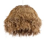 GLOBOSTAR® GUADELOUPE 02158 Boho Κρεμαστό Φωτιστικό Οροφής με Ντουί 1 x E27 AC 220-240V IP20 - Μπεζ - Μ80 x Π80 x Υ60cm - Image 6