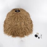 GLOBOSTAR® GUADELOUPE 02159 Boho Κρεμαστό Φωτιστικό Οροφής με Ντουί 1 x E27 AC 220-240V IP20 - Μπεζ - Μ120 x Π120 x Υ100cm - Image 10