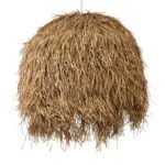 GLOBOSTAR® GUADELOUPE 02159 Boho Κρεμαστό Φωτιστικό Οροφής με Ντουί 1 x E27 AC 220-240V IP20 - Μπεζ - Μ120 x Π120 x Υ100cm - Image 5