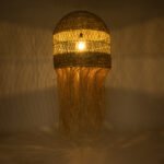 GLOBOSTAR® SAINTLUCIA 02161 Boho Κρεμαστό Φωτιστικό Οροφής με Ντουί 1 x E27 AC 220-240V IP20 - Μπεζ - Μ66 x Π66 x Υ120cm - Image 3