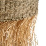 GLOBOSTAR® SAINTLUCIA 02161 Boho Κρεμαστό Φωτιστικό Οροφής με Ντουί 1 x E27 AC 220-240V IP20 - Μπεζ - Μ66 x Π66 x Υ120cm - Image 9