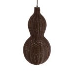 GLOBOSTAR® KINGSTOWN 02169 Boho Κρεμαστό Φωτιστικό Οροφής με Ντουί 1 x E27 AC 220-240V IP20 - Καφέ - Μ30 x Π30 x Υ60cm - Image 7