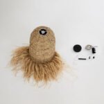 GLOBOSTAR® PORTOFERRAIO 02170 Boho Κρεμαστό Φωτιστικό Οροφής με Ντουί 1 x E27 AC 220-240V IP20 - Μπεζ - Μ30 x Π30 x Υ70cm - Image 10