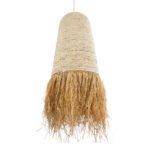 GLOBOSTAR® LETA 02171 Boho Κρεμαστό Φωτιστικό Οροφής με Ντουί 1 x E27 AC 220-240V IP20 - Μπεζ - Μ50 x Π50 x Υ150cm - Image 6
