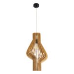 GLOBOSTAR® SCANDINAVIA 02172 Boho Κρεμαστό Φωτιστικό Οροφής με Ντουί 1 x E27 AC 220-240V IP20 - Μπεζ - Μ32 x Π32 x Υ56cm - Image 4