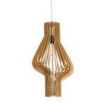 GLOBOSTAR® SCANDINAVIA 02172 Boho Κρεμαστό Φωτιστικό Οροφής με Ντουί 1 x E27 AC 220-240V IP20 - Μπεζ - Μ32 x Π32 x Υ56cm - Image 5