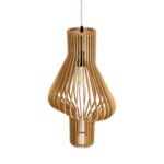 GLOBOSTAR® SCANDINAVIA 02172 Boho Κρεμαστό Φωτιστικό Οροφής με Ντουί 1 x E27 AC 220-240V IP20 - Μπεζ - Μ32 x Π32 x Υ56cm - Image 7