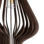 GLOBOSTAR® MIHIRO 02173 Boho Κρεμαστό Φωτιστικό Οροφής με Ντουί 1 x E27 AC 220-240V IP20 - Καφέ - Μ32 x Π32 x Υ56cm - Image 8