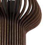 GLOBOSTAR® MIHIRO 02175 Boho Φωτιστικό Τοίχου - Απλίκα με Ντουί 1 x E27 AC 220-240V IP20 - Καφέ - Μ25 x Π13 x Υ40cm - Image 6