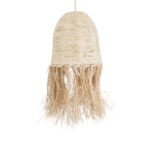 GLOBOSTAR® AREMBEPE 02178 Boho Κρεμαστό Φωτιστικό Οροφής με Ντουί 1 x E27 AC 220-240V IP20 - Μπεζ - Μ34 x Π34 x Υ70cm - Image 5