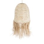 GLOBOSTAR® AREMBEPE 02178 Boho Κρεμαστό Φωτιστικό Οροφής με Ντουί 1 x E27 AC 220-240V IP20 - Μπεζ - Μ34 x Π34 x Υ70cm - Image 7