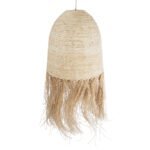 GLOBOSTAR® AREMBEPE 02179 Boho Κρεμαστό Φωτιστικό Οροφής με Ντουί 1 x E27 AC 220-240V IP20 - Μπεζ - Μ60 x Π60 x Υ130cm - Image 7