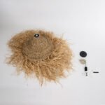 GLOBOSTAR® PORTOFERRAIO 02185 Boho Κρεμαστό Φωτιστικό Οροφής με Ντουί 1 x E27 AC 220-240V IP20 - Μπεζ - Μ50 x Π50 x Υ80cm - Image 10