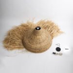 GLOBOSTAR® PORTOFERRAIO 02186 Boho Κρεμαστό Φωτιστικό Οροφής με Ντουί 1 x E27 AC 220-240V IP20 - Μπεζ - Μ80 x Π80 x Υ120cm - Image 11