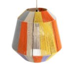 GLOBOSTAR® SALERNO 02188 Boho Κρεμαστό Φωτιστικό Οροφής με Ντουί 1 x E27 AC 220-240V IP20 - Πολύχρωμο - Μ50 x Π50 x Υ50cm - Image 7