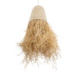 GLOBOSTAR® LETA 02189 Boho Κρεμαστό Φωτιστικό Οροφής με Ντουί 1 x E27 AC 220-240V IP20 - Μπεζ - Μ34 x Π34 x Υ70cm - Image 6