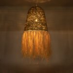 GLOBOSTAR® PORTOFERRAIO 02190 Boho Κρεμαστό Φωτιστικό Οροφής με Ντουί 1 x E27 AC 220-240V IP20 - Μπεζ - Μ60 x Π60 x Υ120cm - Image 4