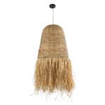 GLOBOSTAR® PORTOFERRAIO 02190 Boho Κρεμαστό Φωτιστικό Οροφής με Ντουί 1 x E27 AC 220-240V IP20 - Μπεζ - Μ60 x Π60 x Υ120cm - Image 9