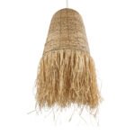 GLOBOSTAR® PORTOFERRAIO 02190 Boho Κρεμαστό Φωτιστικό Οροφής με Ντουί 1 x E27 AC 220-240V IP20 - Μπεζ - Μ60 x Π60 x Υ120cm - Image 6