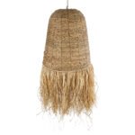 GLOBOSTAR® PORTOFERRAIO 02190 Boho Κρεμαστό Φωτιστικό Οροφής με Ντουί 1 x E27 AC 220-240V IP20 - Μπεζ - Μ60 x Π60 x Υ120cm - Image 5