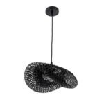 GLOBOSTAR® MEXICO 02200 Boho Κρεμαστό Φωτιστικό Οροφής με Ντουί 1 x E27 AC 220-240V IP20 - Μαύρο - Μ40 x Π30 x Υ13cm - Image 4