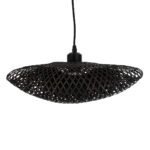 GLOBOSTAR® MEXICO 02200 Boho Κρεμαστό Φωτιστικό Οροφής με Ντουί 1 x E27 AC 220-240V IP20 - Μαύρο - Μ40 x Π30 x Υ13cm - Image 8