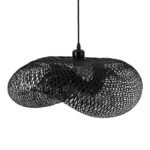 GLOBOSTAR® MEXICO 02201 Boho Κρεμαστό Φωτιστικό Οροφής με Ντουί 1 x E27 AC 220-240V IP20 - Μαύρο - Μ65 x Π45 x Υ18cm - Image 7