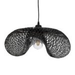 GLOBOSTAR® MEXICO 02201 Boho Κρεμαστό Φωτιστικό Οροφής με Ντουί 1 x E27 AC 220-240V IP20 - Μαύρο - Μ65 x Π45 x Υ18cm - Image 9