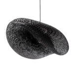 GLOBOSTAR® MEXICO 02202 Boho Κρεμαστό Φωτιστικό Οροφής με Ντουί 1 x E27 AC 220-240V IP20 - Μαύρο - Μ85 x Π50 x Υ30cm - Image 6