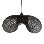 GLOBOSTAR® MEXICO 02202 Boho Κρεμαστό Φωτιστικό Οροφής με Ντουί 1 x E27 AC 220-240V IP20 - Μαύρο - Μ85 x Π50 x Υ30cm - Image 9