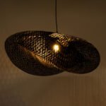 GLOBOSTAR® MEXICO 02203 Boho Κρεμαστό Φωτιστικό Οροφής με Ντουί 1 x E27 AC 220-240V IP20 - Μαύρο - Μ100 x Π62 x Υ33cm - Image 3