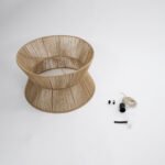 GLOBOSTAR® BISBEE 02204 Boho Κρεμαστό Φωτιστικό Οροφής με Ντουί 1 x E27 AC 220-240V IP20 - Μπεζ - Μ50 x Π50 x Υ28cm - Image 10