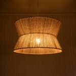 GLOBOSTAR® BISBEE 02204 Boho Κρεμαστό Φωτιστικό Οροφής με Ντουί 1 x E27 AC 220-240V IP20 - Μπεζ - Μ50 x Π50 x Υ28cm - Image 3