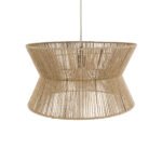 GLOBOSTAR® BISBEE 02204 Boho Κρεμαστό Φωτιστικό Οροφής με Ντουί 1 x E27 AC 220-240V IP20 - Μπεζ - Μ50 x Π50 x Υ28cm - Image 7