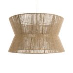 GLOBOSTAR® BISBEE 02205 Boho Κρεμαστό Φωτιστικό Οροφής με Ντουί 1 x E27 AC 220-240V IP20 - Μπεζ - Μ80 x Π80 x Υ48cm - Image 5