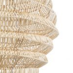 GLOBOSTAR® OREGON 02206 Boho Κρεμαστό Φωτιστικό Οροφής με Ντουί 1 x E27 AC 220-240V IP20 - Μπεζ - Μ60 x Π60 x Υ56cm - Image 8