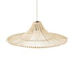 GLOBOSTAR® PALERMO 02208 Boho Κρεμαστό Φωτιστικό Οροφής με Ντουί 1 x E27 AC 220-240V IP20 - Μπεζ - Μ60 x Π60 x Υ20cm - Image 7