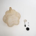 GLOBOSTAR® ADEJE 02210 Boho Κρεμαστό Φωτιστικό Οροφής με Ντουί 1 x E27 AC 220-240V IP20 - Μπεζ - Μ60 x Π60 x Υ60cm - Image 11