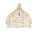 GLOBOSTAR® ADEJE 02210 Boho Κρεμαστό Φωτιστικό Οροφής με Ντουί 1 x E27 AC 220-240V IP20 - Μπεζ - Μ60 x Π60 x Υ60cm - Image 5