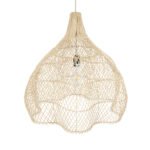 GLOBOSTAR® ADEJE 02210 Boho Κρεμαστό Φωτιστικό Οροφής με Ντουί 1 x E27 AC 220-240V IP20 - Μπεζ - Μ60 x Π60 x Υ60cm - Image 7